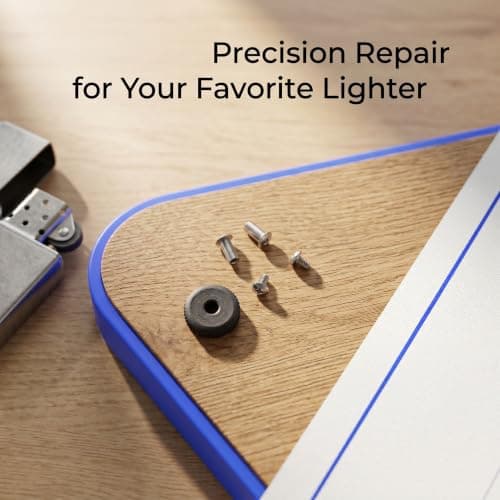 Stainless Steel Lighter Spark Wheel Repair Kit with Rivet Screw — view 3
