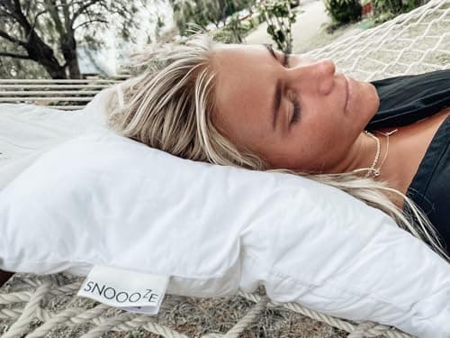 SnooozeGo Duck Down Travel Pillow | Portable Pillow — view 5