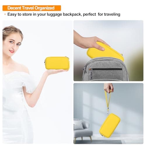 Elonbo EpiPen Carrying Case, Travel Medicine Kit for 2 Epi Pens, Yellow — view 6