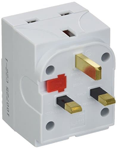 Daewoo Electricals 3 Way UK Plug Multi Adapter 3 Sockets 13 Amp 250 Volts — view 2