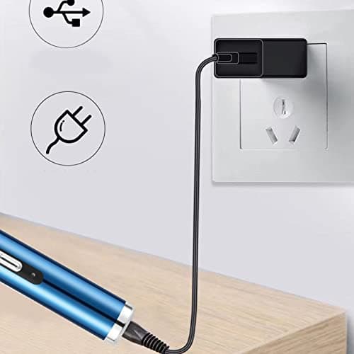 Naroote Nasal Hair Trimmer, Cleanable Sky Blue 4 in 1 USB Charging Nasal Hair Trimmer Removable for Travel — view 2