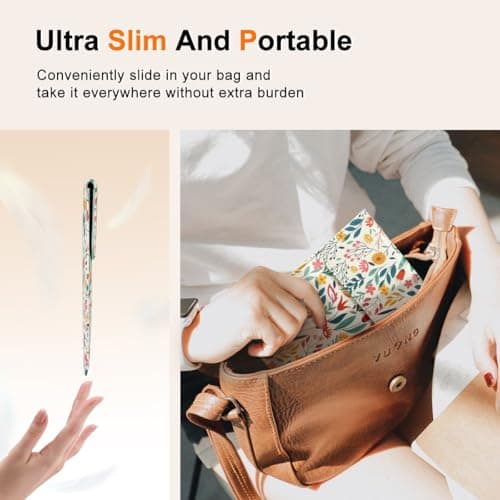 TiMOVO 7 Inch eReader Sleeve Carrying Case, Flowers — view 5