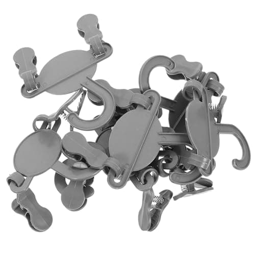OATIPHO Shoe Hanger Double Clip 10pcs Plastic Hanging Hook