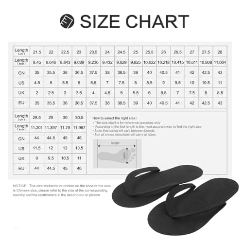 TOYANDONA 12 Pairs Black EVA Disposable Spa Slippers for Nail Salons — view 4