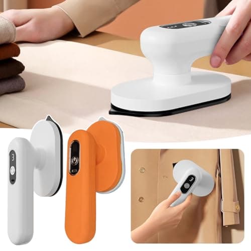 BYYLECL Wireless Handheld Portable Garment Steam Iron, Wet Dry Ironing Machine Electric Iron-Steamer Clothes for Travelling, Home - USB Charging 20x7.2cm — view 2
