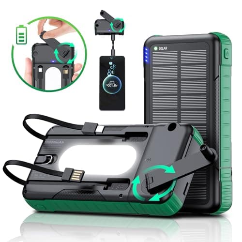 Solar Charger Power Bank Waterproof Survival Equipment — view 6