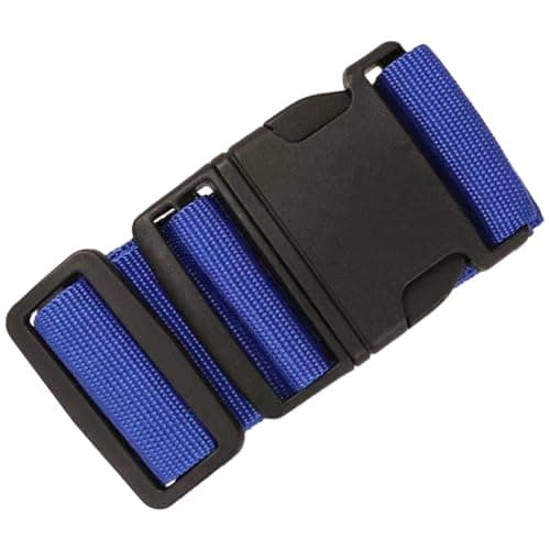 KINDOYO Luggage Suitcase Straps - Travel Accessories Thickened Luggage Belt with Quick Release Buckle, Adjustable Travel Luggage Straps for Suitcase Baggage, Dark Blue, 1 Piece