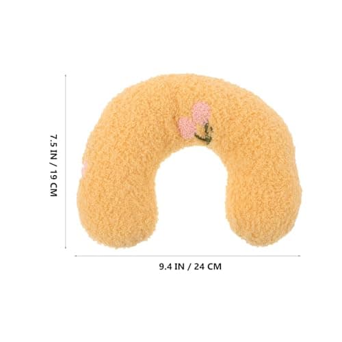 UKCOCO Cat Neck Pillow 4 Pack, Plush U-Shaped Pet Cushion with Scratch-Resistant Fabric, Calming Sleeping Aid for Cats and Puppies, Assorted Colours for Indoor Relaxation — view 2