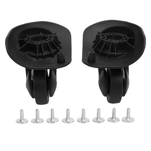 RiToEasysports Suitcase Wheels Replacement,Luggage Caster Set with Screws for 47R Universal Silent Trunk Luggage Wheels — view 4