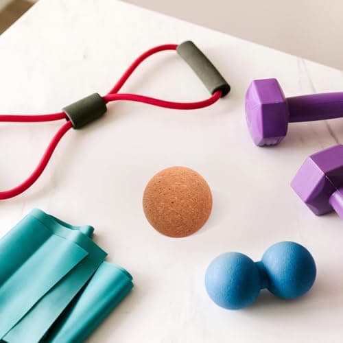 DOITOOL Deep Tissue Compression Cork Massage Ball for Muscle Fatigue Relief and Tension Reduction for Neck and Feet Use at Home and Gym — view 5