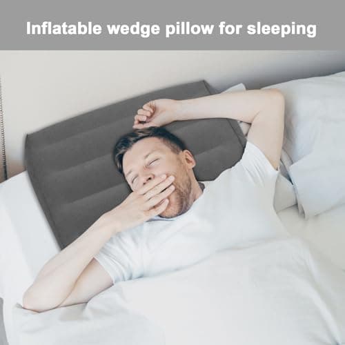 Inflatable Wedge Pillow for Travelling, Portable & Lightweight Support — view 4
