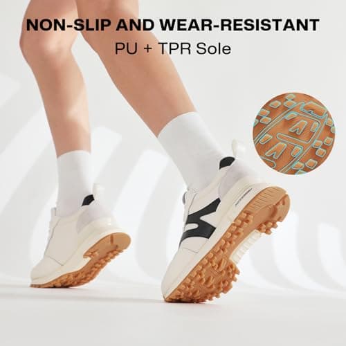 somiliss Womens Trainers Breathable Non Slip Lightweight Walking Shoes — view 4