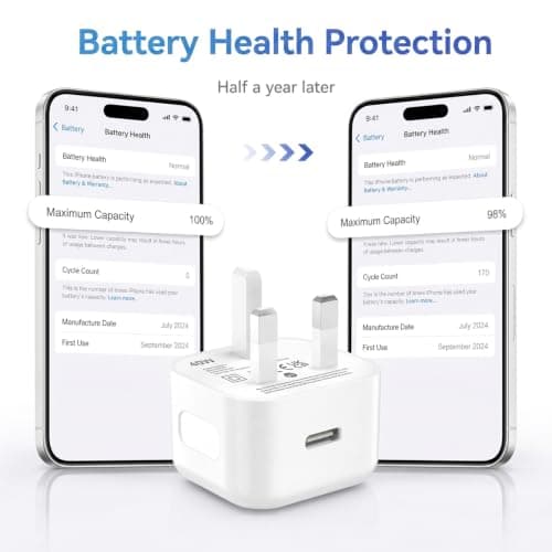 40W USB C Charger for iPhone 17/17 Pro/17 Pro Max/Air/16/15 Plus/Pro/Pro Max/iPad Pro/Air, iPhone 15 16 17 Charger USB C Fast Charger Plug with 2M Nylon Braided USB C Cable,USB C Charger Power Adapter — view 5