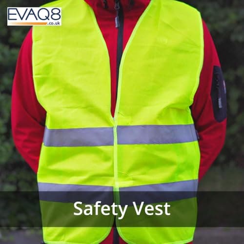 EVAQ8 Car Emergency & Breakdown Safety Kit with Fire Extinguisher – Roadside Car Safety Kit with First Aid, Warning Triangle, Hi Vis Vest, Torch & Carry Bag — view 6