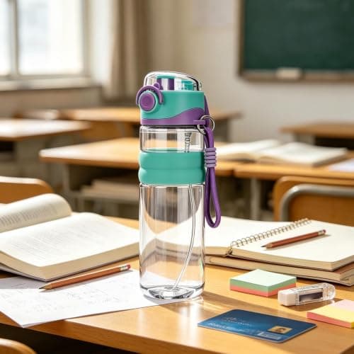 Water Bottle, Sports Drink Bottle With Spray Mist 750ML — view 5