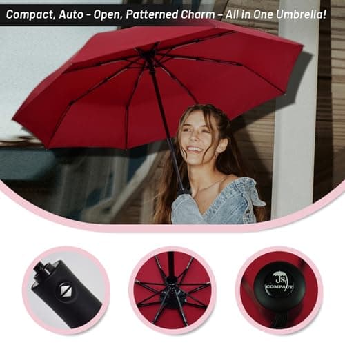 SY COMPACT Travel Umbrella Windproof Automatic Unbreakable UV Protection — view 5