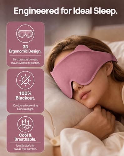 VLUNT 3D Contoured Sleep Mask for Sleeping Blackout Eye Mask — view 2