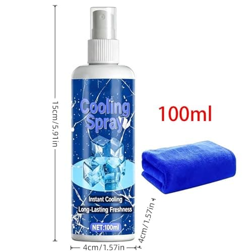 Cooling Body Spray 100ml Portable Long-Lasting Instant Cold — view 6