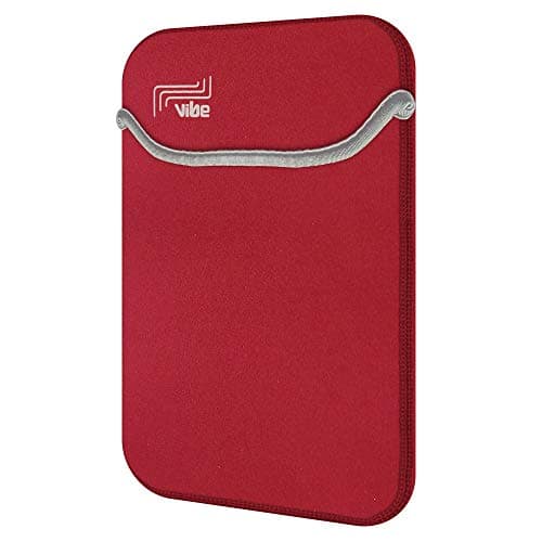 VIBE 10 inch Neoprene Case Sleeve, Compatible for Surface Go 10", iPad Air, iPad 2,3,4 9.7, Samsung Tab A7, Tablet Galaxy Tab E 9.6 & HUAWEI MediaPad Red — view 2