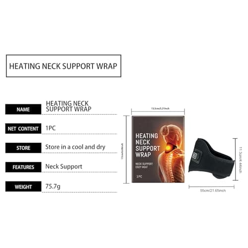 Heating Pad Neck, Electric 3 Modes Warmer, Heated Neck Shoulder Wrap, for Soft Material, Wearable Comfortable Design, Adjustable Temperature Control, for Women Senior Winter Daily Travel Outdoor Use — view 2