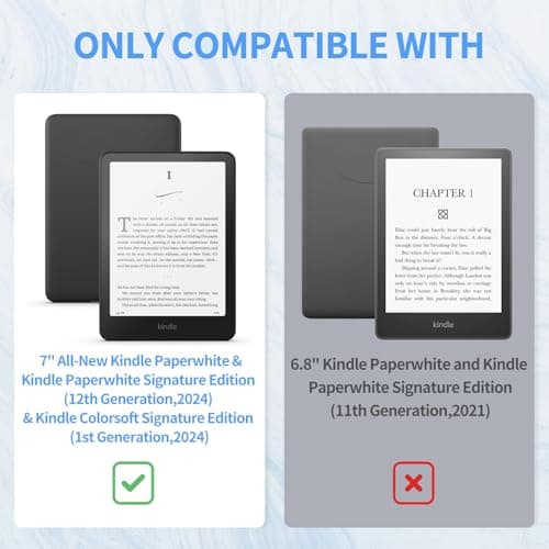 TrendGate Kindle Paperwhite 2024 Case 7 inch 12th Generation - Blue — view 2