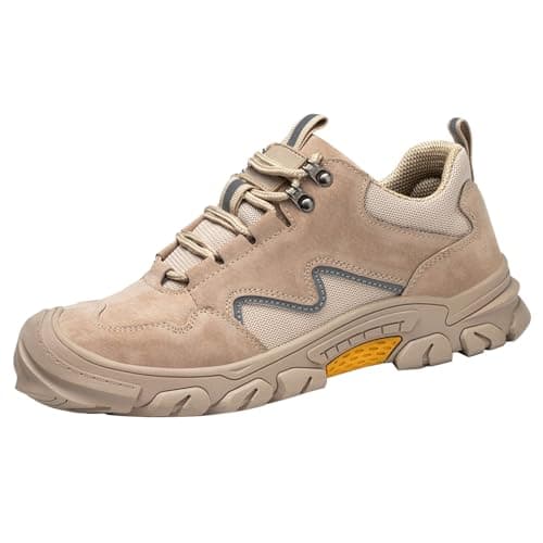 YIzdegg Hiking Shoes Men's Summer Lightweight Outdoor Shoes with Lacing