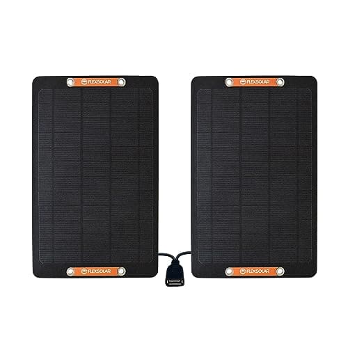 FlexSolar USB Solar Panel Charger 5V 6W 2PCS Mini USB Solar Panel Kits — view 2