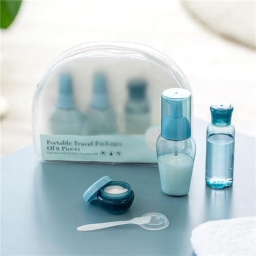 Refillable Travel Bottle Set 9pcs Pp Pe Leakproof with Tools — view 6