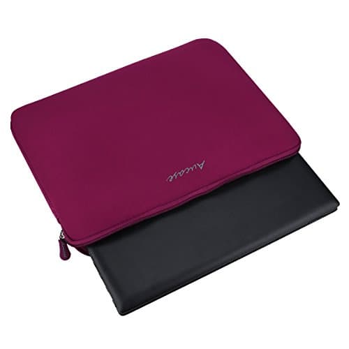 Aucase Laptop Case Sleeve 13.3 14 Inch, Thickest Lightest Water Resistant Neoprene Protective Laptop Bag for Men and Women, Compatible with MacBook 15.3''/ Air 15'' M3 M2, Chromebook — view 3