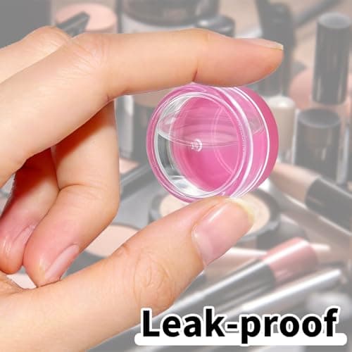30 PCS Colorful Sample Pots, 10ml Cosmetic Pot with Lids, Mini Travel Cosmetic Containers for Face Creams, Sample, Make-Up — view 3