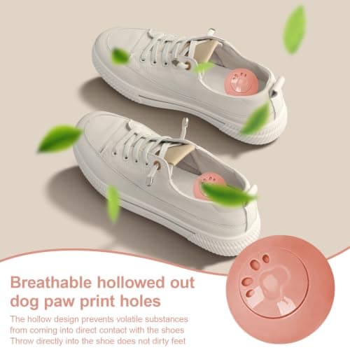 Upgrade 8 Pack Shoe Deodorizer Balls, Reusable Rotatable Sneaker Odor Eliminator Balls for Gym Bags Closets, Orange, One Size — view 5