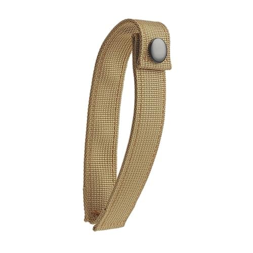 QUILSTM Premium Nylon Attachment Strap Outdoor Activities Facilitating Efficient Backpack Organization During Travel Strap Nylon Snap Attachment Adaptor, Khaki, 13.5x2.5cm — view 5