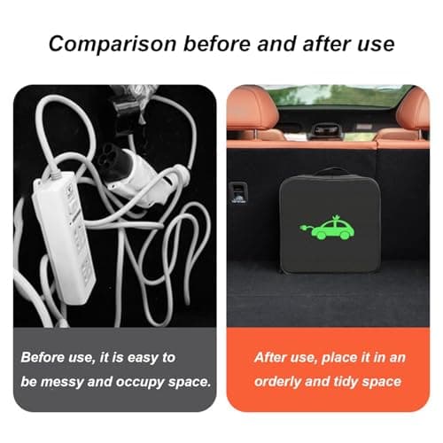 EV Charging Cables Storage Bag Large Capacity Electric Car Charger Case — view 6