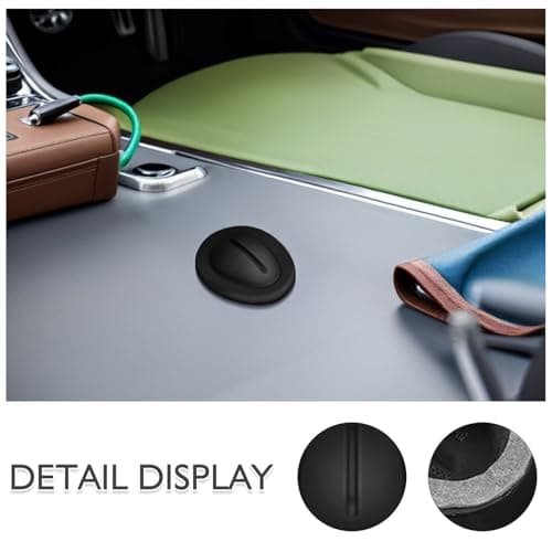 8pcs Silicone Cup Holder Inserts for Car Black Cup Stabilizers — view 3