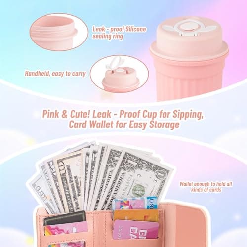 Play Handbag Set with Pretend Makeup – Cute Purse Toy for Kids with Accessories, Girls Birthday, Fun Makeup and Role Play Travel Toy Gift Presents for Toddlers Little Girls Age 3 4 5 6 7 8 — view 5