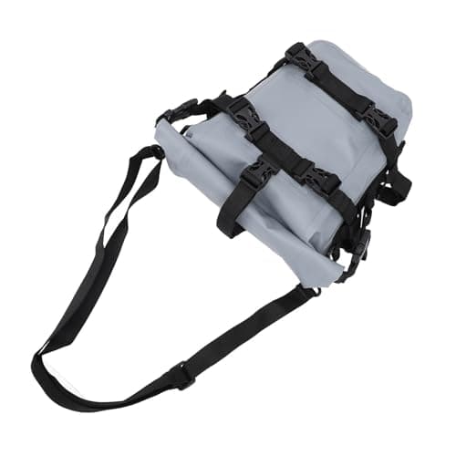 Sonew Motorcycle Saddle Bag with -Slip Design & Large Capacity Storage for and Street Bikes Orange (Gray) — view 4