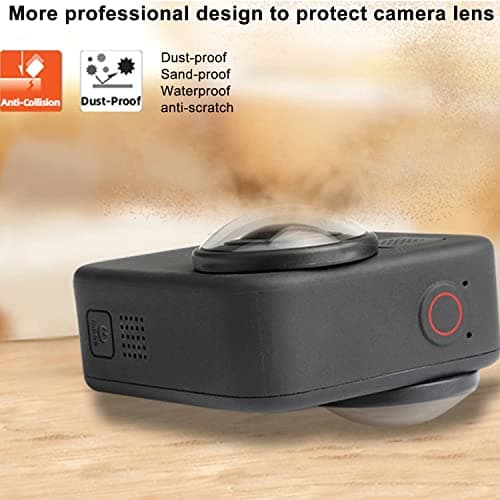FiTSTILL 2 PCS Lens Protector Kit for Go Pro MAX Action Camera,High Transparent 9H Hardness Scratch Resistant for Go Pro Max 360 2025 Sticky Lens Guards Accessories — view 3