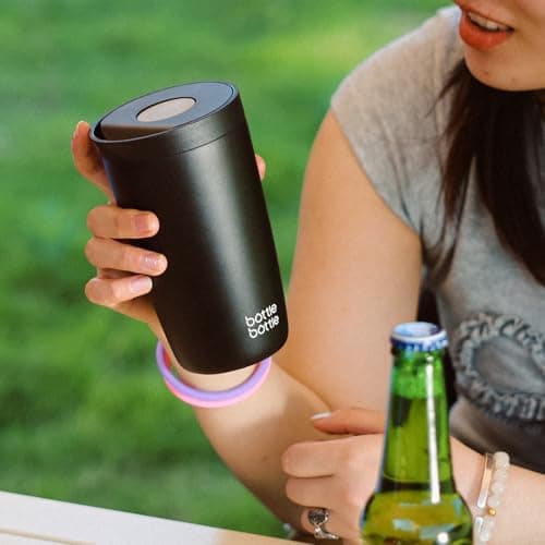 BOTTLE BOTTLE Travel Mug (Black, 350, Milliliters) — view 2