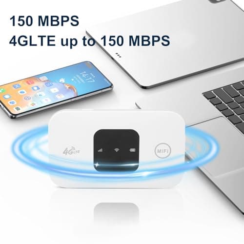 Portable Travel Router,Mobile WiFi Hotspot, Supports 10 Users At the Same Time, Pocket WiFi Device with 2100mAh Large Battery, for Secure Internet At Home Or Everywhere You Go — view 4