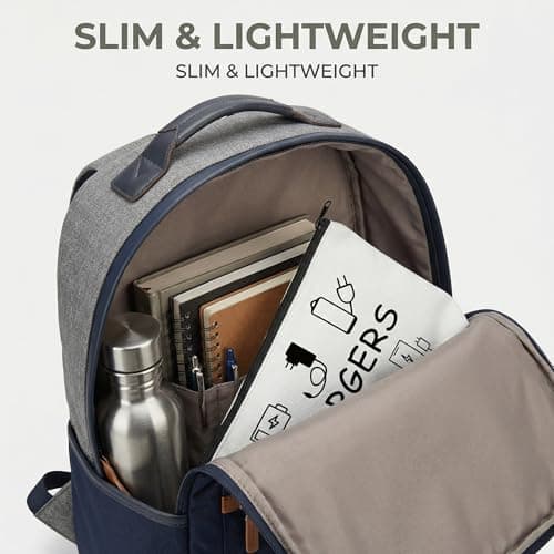 Velvia Canvas Travel Cable Organiser Bag with Soft Water Resistant Lining — view 6