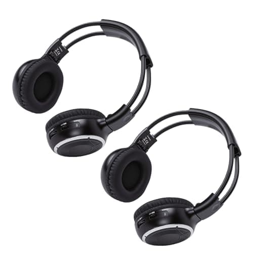 Ejoyous Infrared Car Headphones, 2 Channel Dual Audio — view 4