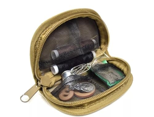 Military Cadet Sewing Kit in MTP Camouflage Pouch | Compact Field Repair Kit with Thread, Needles & Scissors | Army Style Tactical Sewing Set for Camping, Hiking, Cadets & Outdoor Gear Repairs — view 2