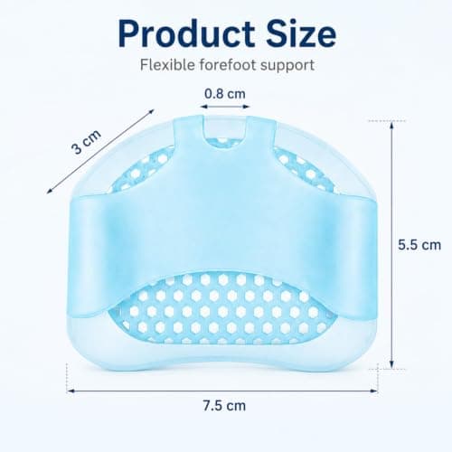 4PCS Breathable Metatarsal Pads for Women and Men,Forefoot Pads for Walking — view 2