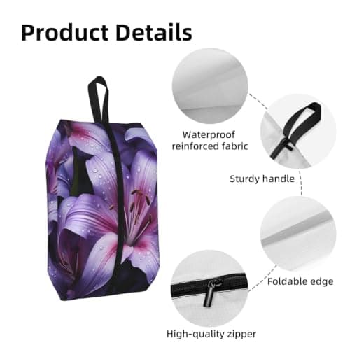 Shoe Bags For Travel Large Waterproof Travel Shoe Bag With Handle, 2PCS — view 4