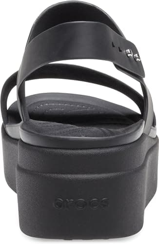 Crocs Women's Brooklyn Women Low Wedge W Clog, Black, 6 UK — view 2