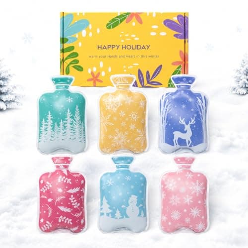 Hand Warmers Reusable 6pcs, Kizozo Instant Hand Warmers Click, Pocket Warmers, Gel Click Heat Pads, Winter Gift for Children Women Man