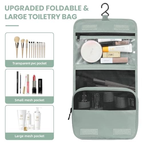 Prezon Packing Cubes for Suitcase 10 Set, Lightweight Luggage Packing Organizers Packing Cubes for Travel Accessories - Mint — view 5