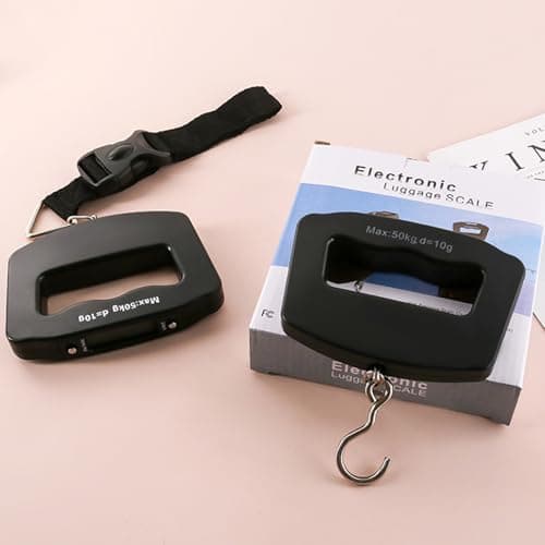 50kg Digital Handheld Weighing Scale with LED, Luggage Strap — view 4