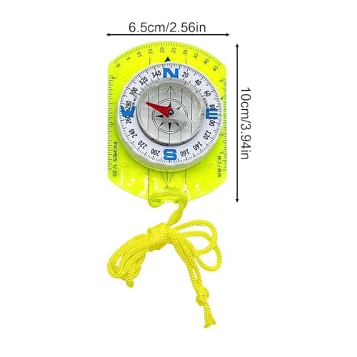 Hiking and Survival Navigation Equipment with a Neck Strap — view 6