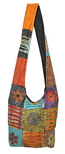 Harrington Marley Boho Hippy Sling Bag Hippie Beach Handbag Shoulder Festival Retro 60's Peace Accessory